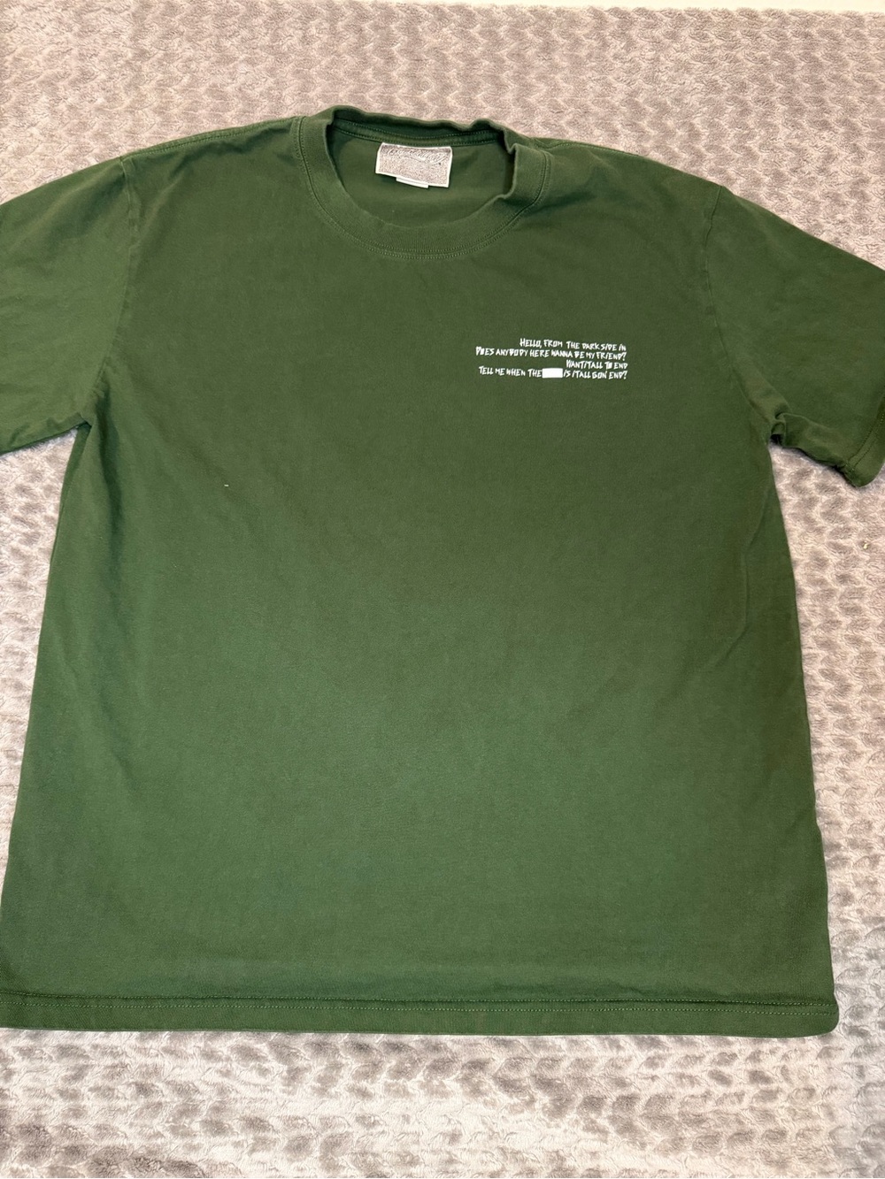 Short Sleeve Crewneck T-Shirt in Forest Green